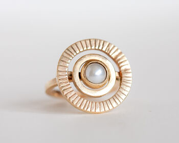 Mythos Helios Pearl And Gold Ring, 2 of 5