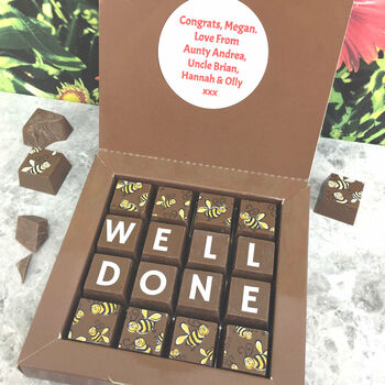 Personalised Well Done Message Chocolates, 5 of 8