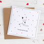 True Love Has Four Paws, Cat Valentines Card, thumbnail 1 of 2