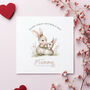 Customisable First Mother's Day Card: Bunny Baby Design, thumbnail 3 of 5