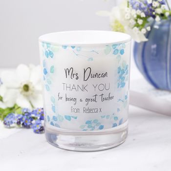 Thank You Teacher Luxury Scented Candle, 2 of 7