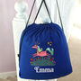 Personalised Unicorn Drawstring Pe Kit Bag, thumbnail 1 of 5