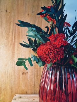 Burnt Orange Dried Flower Bouquet, 5 of 5