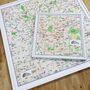 Personalised Map Print Your Home Or Your Somewhere, thumbnail 7 of 11