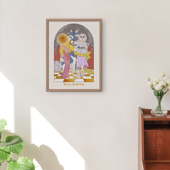 The Sun And The Moon Art Print, Unframed, 2 of 2