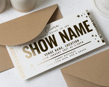 Musical Theatre Ticket Gift Surprise, 3 of 9