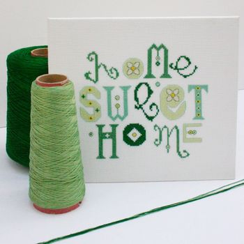 'Home Sweet Home' Cross Stitch Kit, 2 of 11