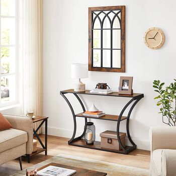 Console Table Entryway Table With Curved Frames, 5 of 9