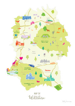 Personalised Wiltshire Map: Add Favourite Places, 4 of 4