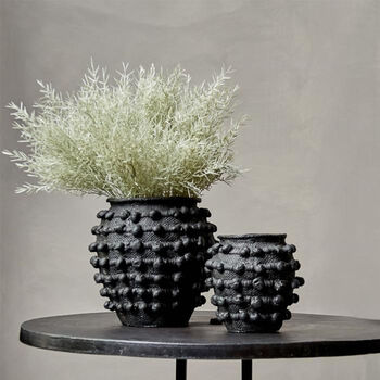 Massimo Black Cement Vase, 8 of 8