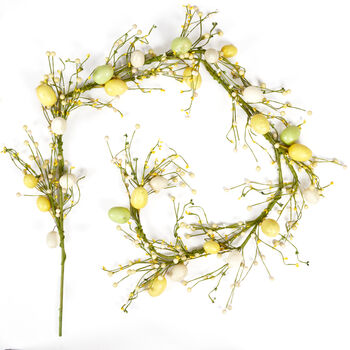 Spring Yellow And Green Easter Eggs Garland, 2 of 6