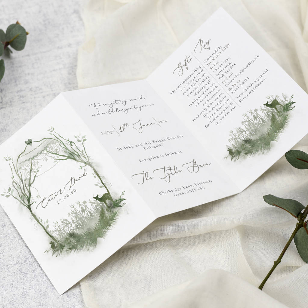 Fairy Tale Wedding Invitations By Julia Eastwood
