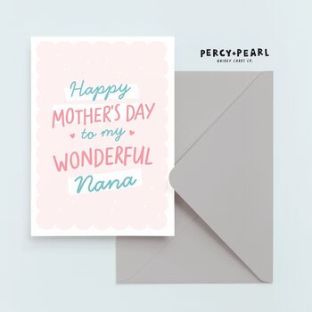 Wonderful Nana Mother's Day Card, 2 of 5