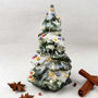 Hand Painted Belgian Dark Chocolate Christmas Tree, thumbnail 1 of 6