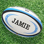 Personalised Gilbert Omega Rugby Ball, thumbnail 1 of 5