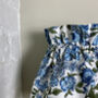 Dolly Blue Floral Gathered Scrunchie Lampshade, thumbnail 3 of 4