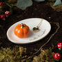 Snuggle Season Ceramic Pumpkin Ring Dish, thumbnail 1 of 5