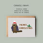 'Merry Christmas' Beaver Christmas Cards, thumbnail 8 of 9