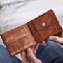 Men's Simple Leather Wallet, thumbnail 2 of 7