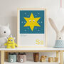 S Is For Star Children's Alphabet Print, thumbnail 1 of 2