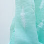Mint Green Feather Scarf With Personalisation, thumbnail 3 of 12