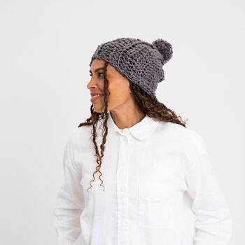 Winter Hat Beginners Crochet Kit, 3 of 9
