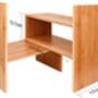 Adjustable Natural Bamboo Storage Organiser Bookshelf, thumbnail 7 of 7