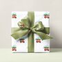 Premium Quality Coming Home For Christmas Car Gift Wrapping Paper, Superior Thickness, thumbnail 2 of 7