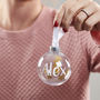 Personalised Gold Pineapple Christmas Bauble, thumbnail 2 of 4