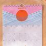 2025 Calendar | Tidal Waves | A4, thumbnail 3 of 7