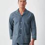 Men's 'Geometric Moorland' Crisp Cotton Pyjama Set, thumbnail 1 of 5