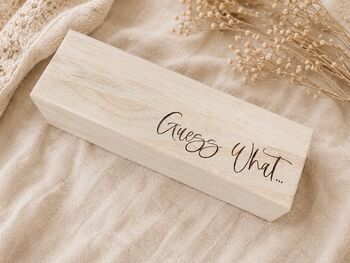 Guess What Pregnancy Announcement Test Box, 2 of 3