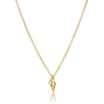 Shell And Pearl Necklace, 3 of 5