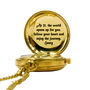 Personalised 21st Birthday Pocket Watch With Wooden Box, thumbnail 3 of 10