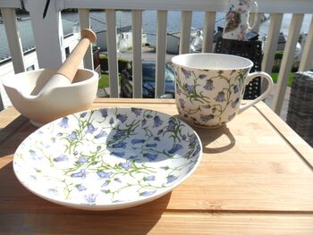 Large Cup And Saucer In Spring Harebell Design, 7 of 12
