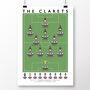 Burnley Fc The Clarets 2024/25 Poster, thumbnail 2 of 7