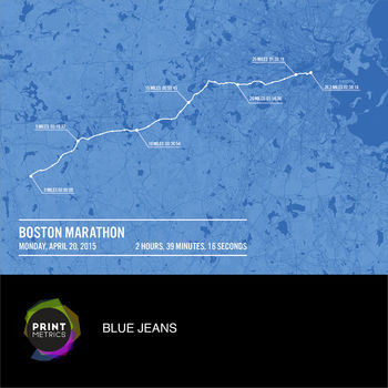 Personalised Boston Marathon Poster, 3 of 12
