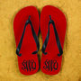 Monogrammed Flip Flops, thumbnail 6 of 6