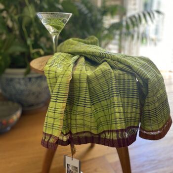 Hand Woven Mulberry Silk Shawl, 3 of 7