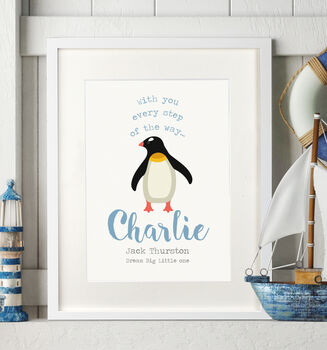 Personalised ‘With You Every Step Of The Way’ Print, 9 of 9