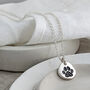 Memorial Ashes Pawprint Nugget Charm, thumbnail 1 of 8