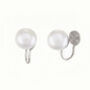 Lunar Pearl Clips Earrings, thumbnail 2 of 6