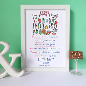 Personalised ‘The Little Things' Story Print, 2 of 9