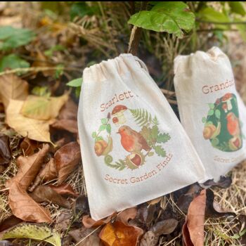 Personalised Secret Garden Christmas Seed Bag, 3 of 5