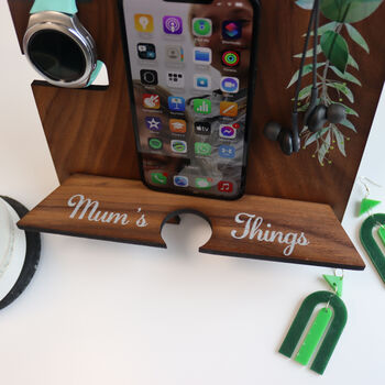 Printed Sage Botanical Accessories And Phone Holder, 6 of 12