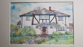 Personalised House Portrait Painting, 10 of 12