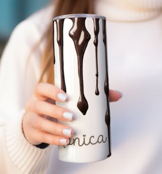 Chocolate Lovers Insulated Travel Cup – Personalised Gift, 3 of 6