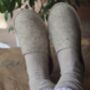 Light Weight Personalised Felt Slippers, thumbnail 4 of 12