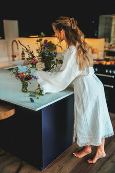 Long Organic Cotton Cloud Robe, 6 of 6