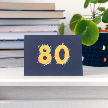 80 Birthday Card, 2 of 5